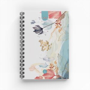 Cuaderno Argollado Flowers para Mujer 1 Materia