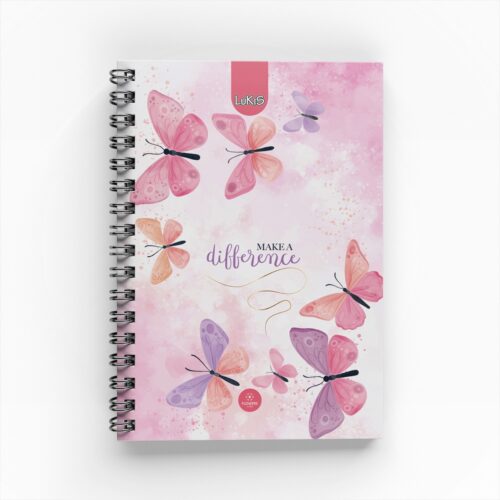 Cuaderno Argollado Flowers para Mujer 5 materias