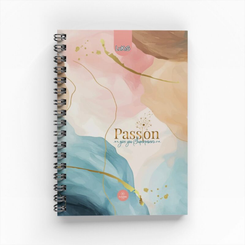 Cuaderno Argollado Flowers para Mujer 7 materias