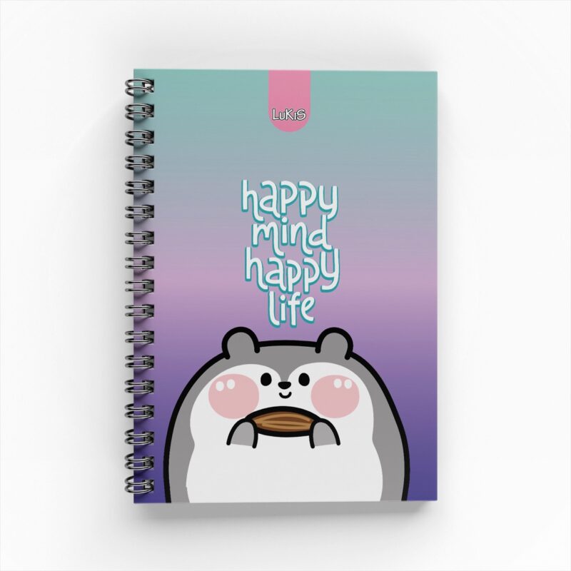 Cuaderno Argollado Muñecos para Mujer 7 materias