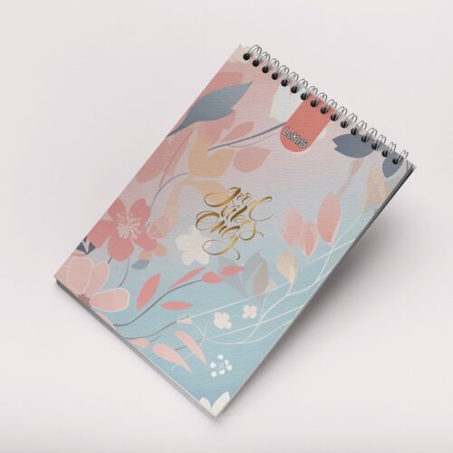 Libreta Multinota Flowers para Mujer