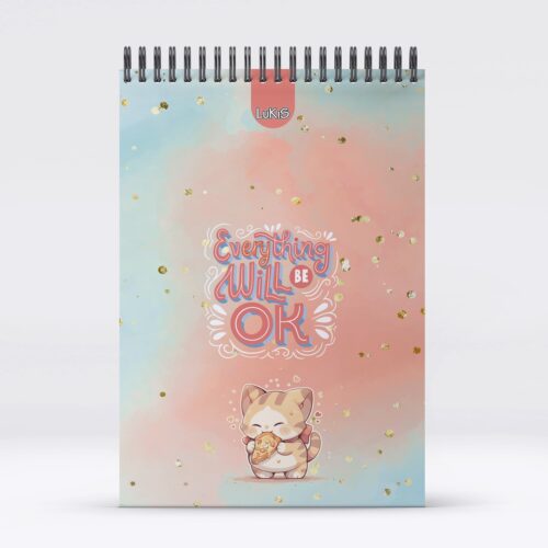 Libreta Vertical Muñecos para Mujer
