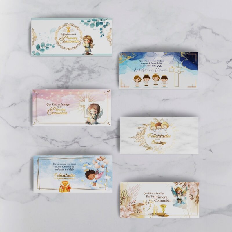 Lluvia de sobres para Primera Comunión