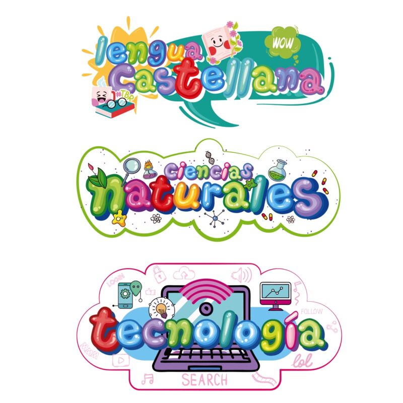 Stickers Para Marcar Útiles Escolares