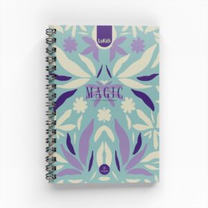 Cuaderno Argollado 1 Materia 80 hojas para mujer Flowers