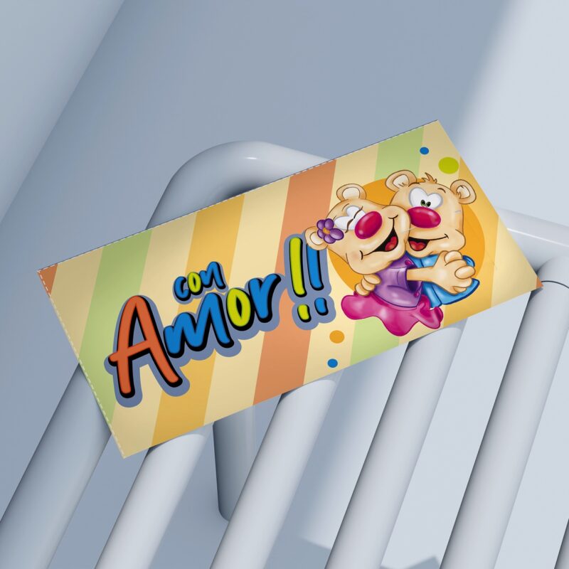 Lluvia de sobres con diseño de Muñecos